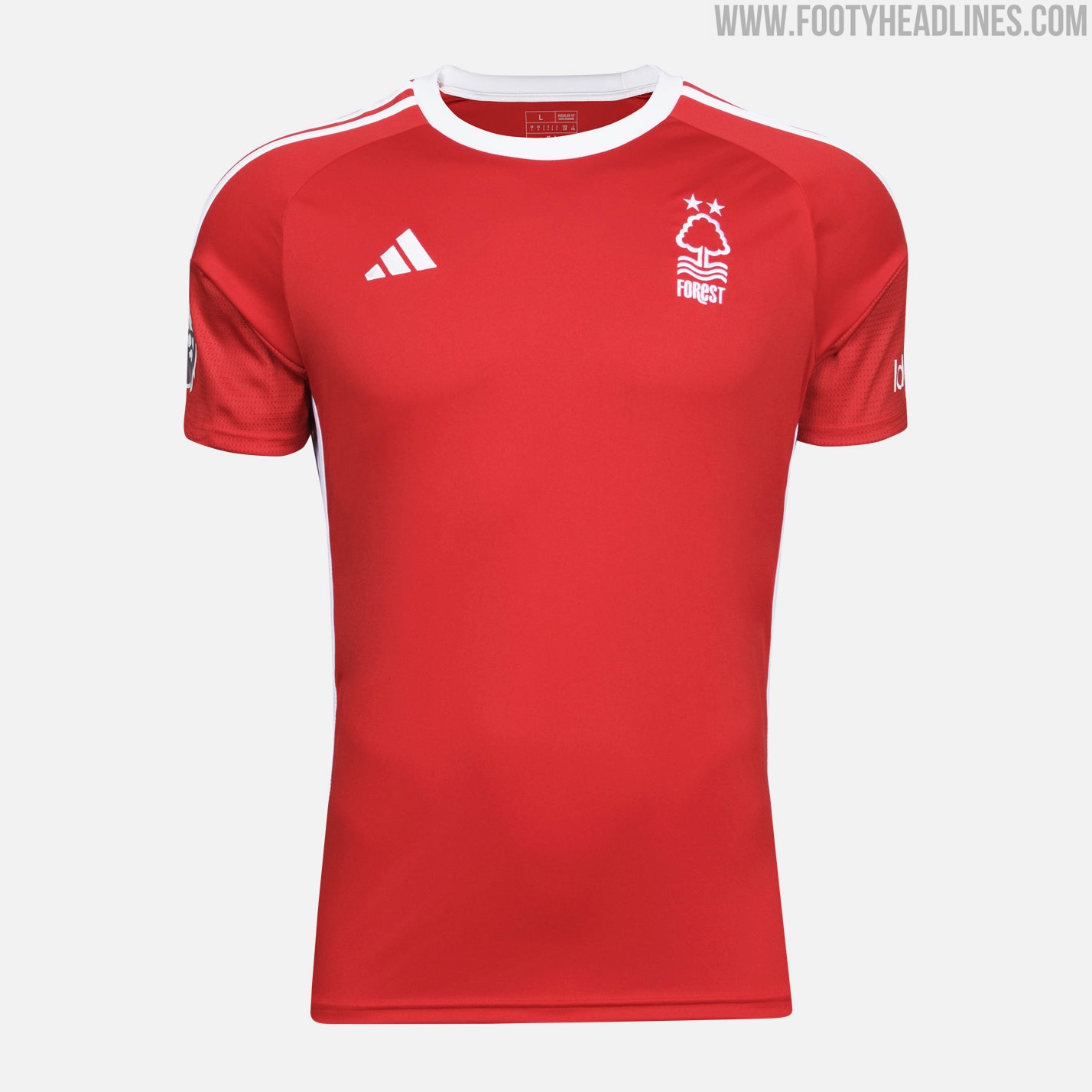 Sponsorless Nottingham Forest 23-24 Home, Away & Third Kits Released -  Footy Headlines